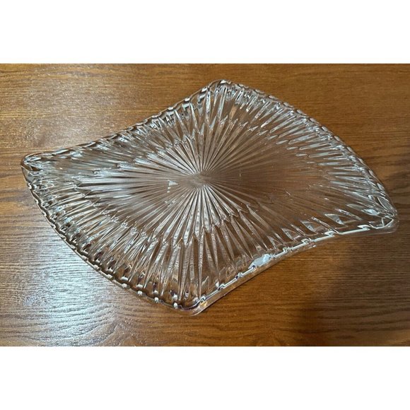 Shannon Ireland Lead Crystal Rectangular Gathering Dish 17.5 X 10.5 New - Picture 3 of 6